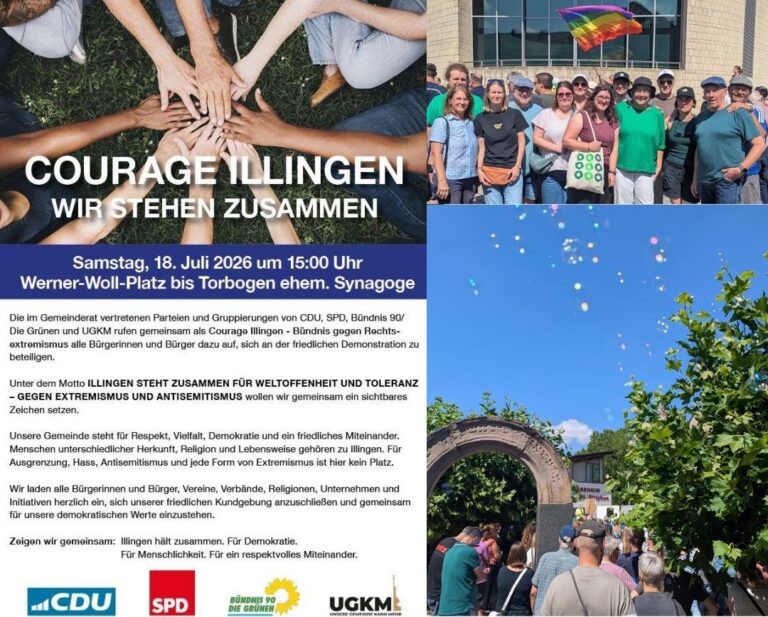 500 Menschen setzen klares Zeichen in Illingen